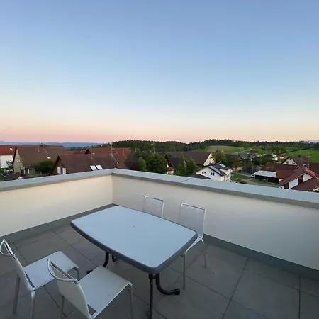 Hopfenblick Dachterasse 3sz Bodenseeregion * 테트낭